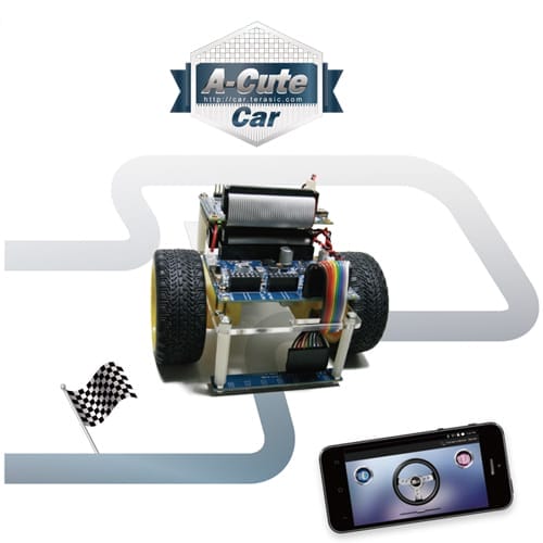 【A-Cute_Car】 三輪式機器人小車套件